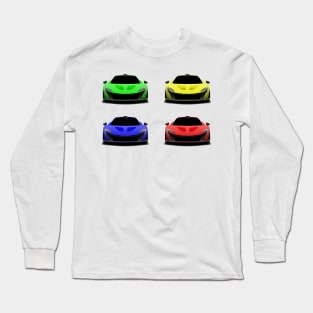 Mclaren P1 - X4 Cars Long Sleeve T-Shirt